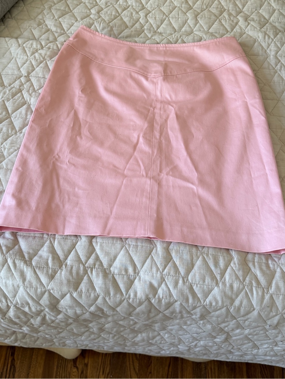 ALFANI Women's Pink Lined Knee Length Skirt Size 10